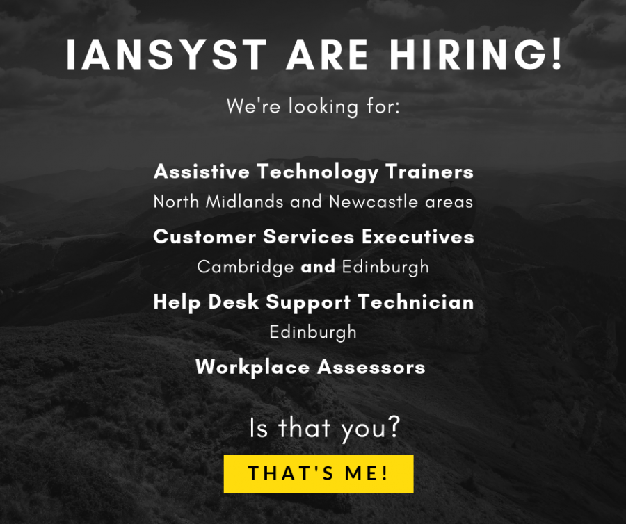 iansyst are hiring